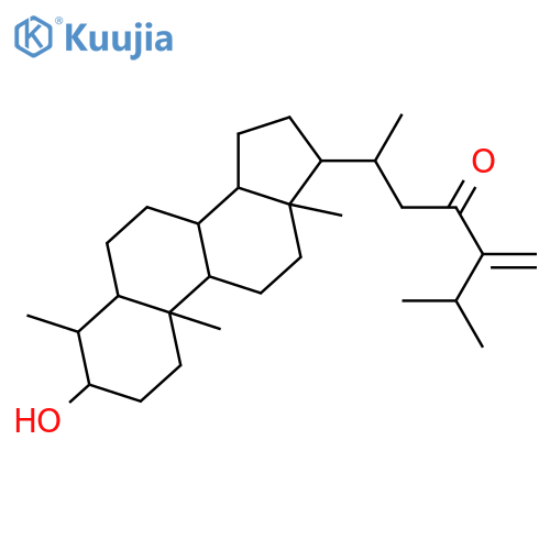 3-Hydroxy-4-methylergost-24(28)-en-23-one; (3β,4α,5α)-form structure