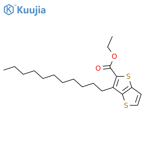 ethyl 3-undecylthieno[3,2-b]thiophene-2-carboxylate structure