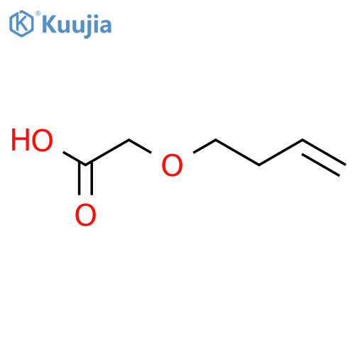 2-(but-3-en-1-yloxy)acetic acid structure