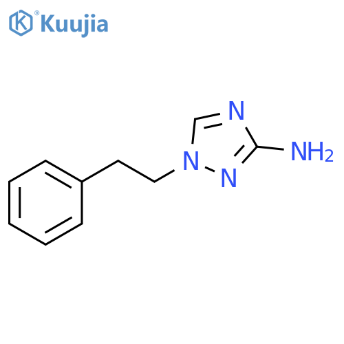 1-(2-phenylethyl)-1H-1,2,4-triazol-3-ylamine structure