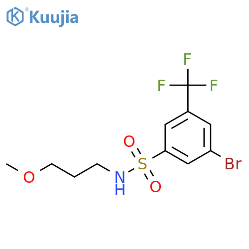 N-(3-Methoxypropyl) 3-bromo-5-trifluoromethylbenzenesulfonamide structure