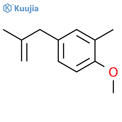 3-(4-Methoxy-3-methylphenyl)-2-methyl-1-propene structure