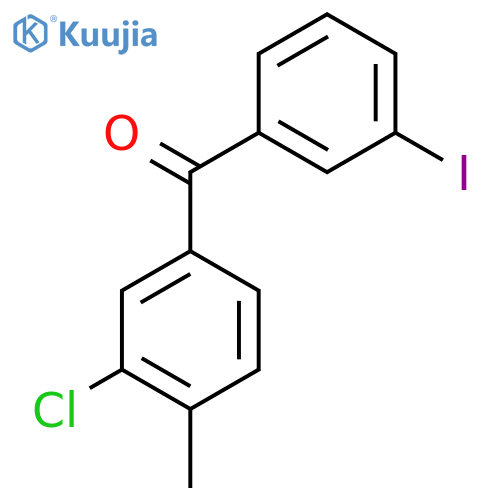 3-Chloro-3'-iodo-4-methylbenzophenone structure