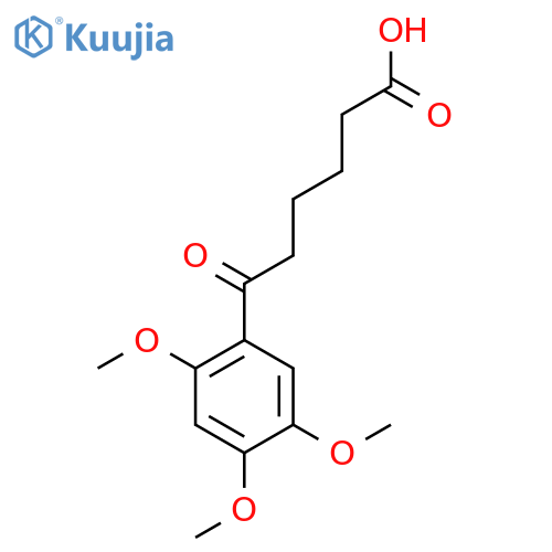 6-(2,4,5-Trimethoxyphenyl)-6-oxohexanoic acid structure