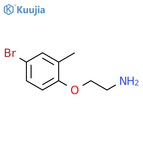 2-(4-bromo-2-methylphenoxy)ethan-1-amine structure