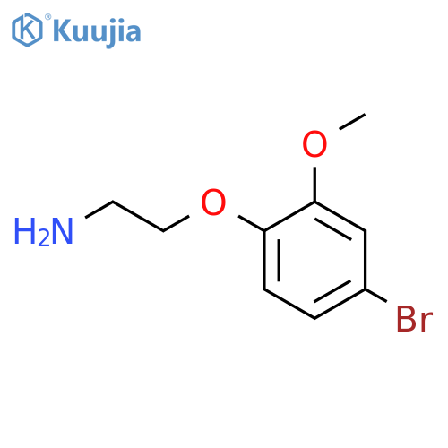 2-(4-bromo-2-methoxyphenoxy)ethan-1-amine structure