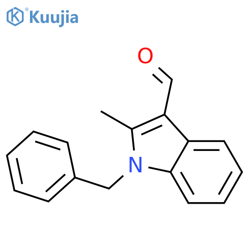 1-benzyl-2-methyl-1H-indole-3-carbaldehyde structure