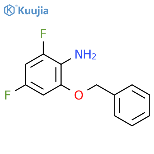 2-(Benzyloxy)-4,6-difluoroaniline structure