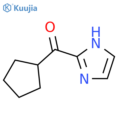 2-cyclopentanecarbonyl-1H-imidazole structure