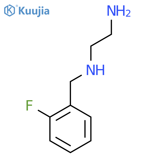 N-(2-Fluorobenzyl)ethane-1,2-diamine structure