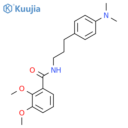 N-{3-4-(dimethylamino)phenylpropyl}-2,3-dimethoxybenzamide structure