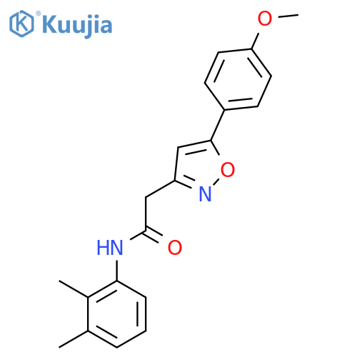 N-(2,3-dimethylphenyl)-2-5-(4-methoxyphenyl)-1,2-oxazol-3-ylacetamide structure