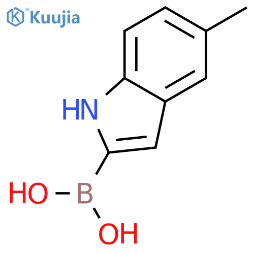 5-methyl-1H-indol-2-ylboronic acid structure