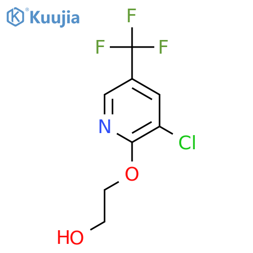 2-(3-Chloro-5-(trifluoromethyl)pyridin-2-yloxy)ethanol structure