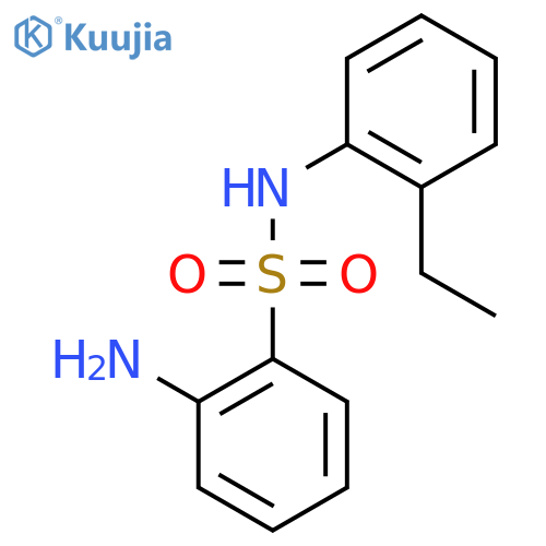 2-amino-N-(2-ethylphenyl)benzenesulfonamide structure