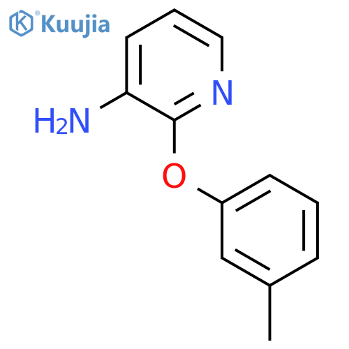 2-(3-Methylphenoxy)-3-pyridinamine structure