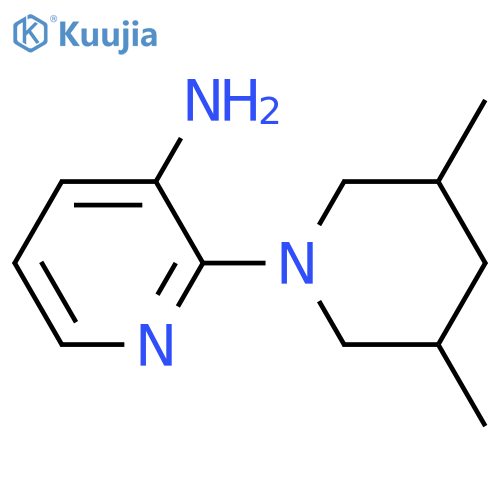 2-(3,5-dimethylpiperidin-1-yl)pyridin-3-amine structure