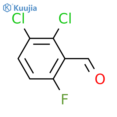 2,3-Dichloro-6-fluorobenzaldehyde structure