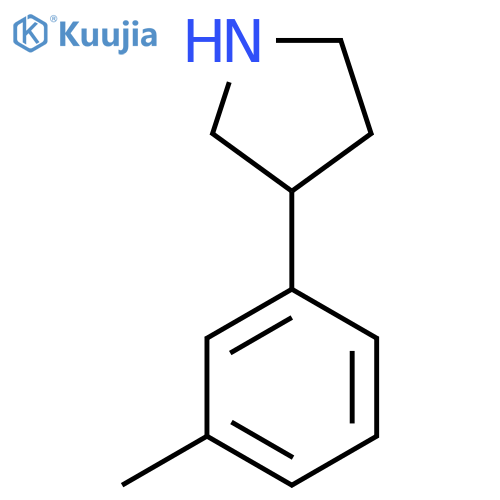 3-(3-methylphenyl)pyrrolidine structure