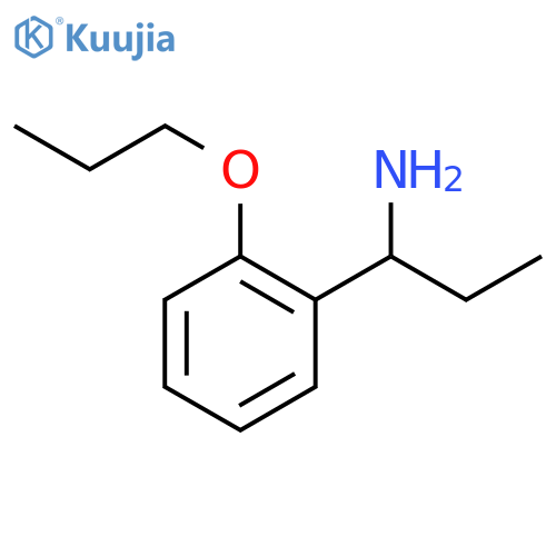 1-(2-propoxyphenyl)propan-1-amine structure