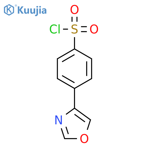 4-(Oxazol-4-yl)benzene-1-sulfonyl chloride structure