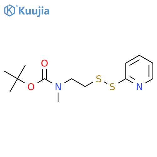 tert-Butyl N-Methyl-N-2-(pyridin-2-yldisulfanyl)ethylcarbamate structure