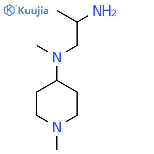 N-(2-Aminopropyl)-N,1-dimethylpiperidin-4-amine structure