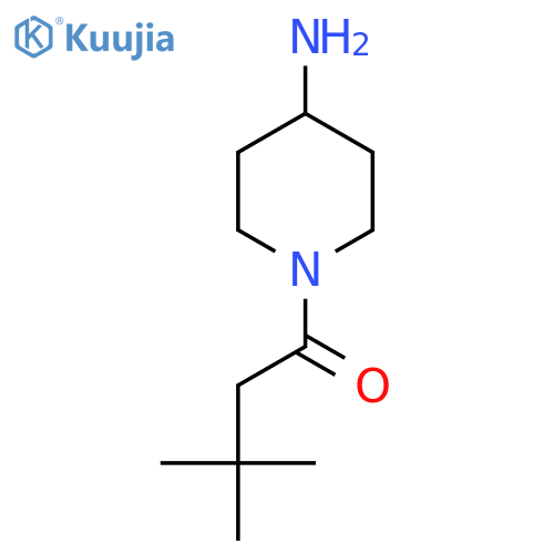 1-(4-Aminopiperidin-1-yl)-3,3-dimethylbutan-1-one structure