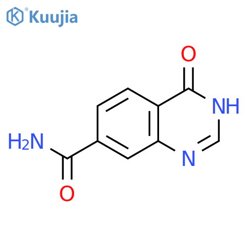 4-oxo-3,4-dihydroquinazoline-7-carboxamide structure