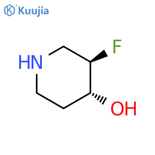 Trans-3-Fluoropiperidin-4-Ol structure