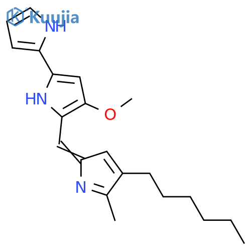 Prodigiosin; Homologue (R=-(CH2)5CH3) structure