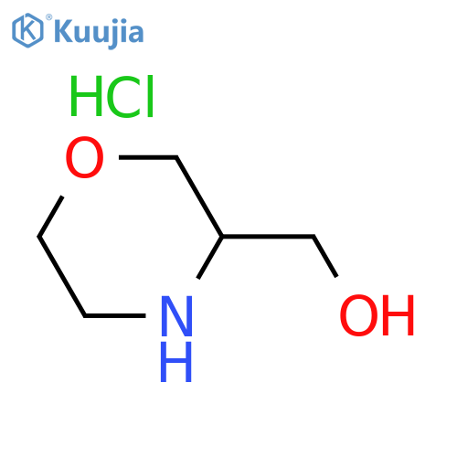 (morpholin-3-yl)methanol hydrochloride structure