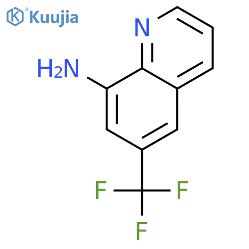 6-(trifluoromethyl)quinolin-8-amine structure