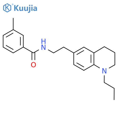 3-methyl-N-2-(1-propyl-1,2,3,4-tetrahydroquinolin-6-yl)ethylbenzamide structure