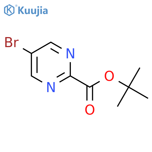 Tert-butyl 5-bromopyrimidine-2-carboxylate structure
