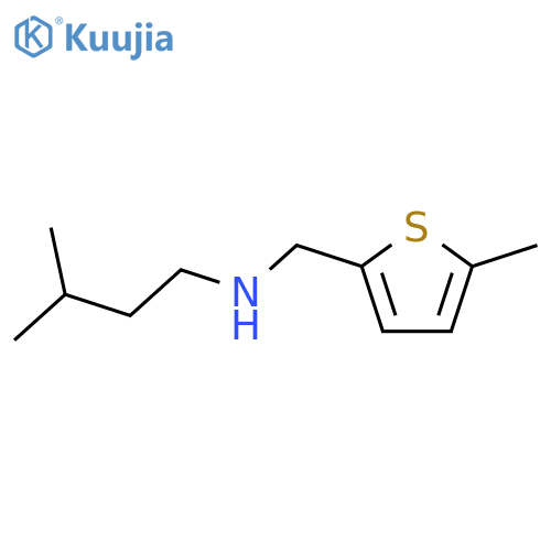 (3-methylbutyl)(5-methylthiophen-2-yl)methylamine structure