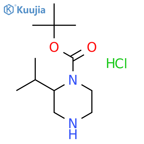 (R)-1-N-Boc-2-Isopropylpiperazine-Hydrochloric Acid Salt structure