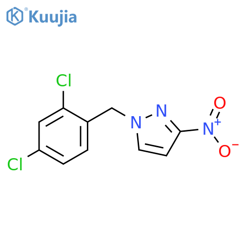 1-(2,4-dichlorophenyl)methyl-3-nitro-1H-pyrazole structure
