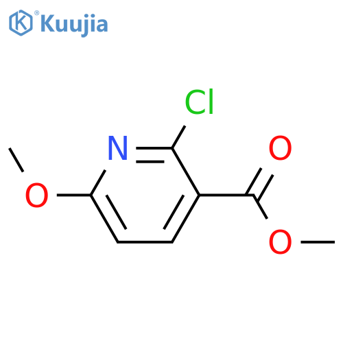 methyl 2-chloro-6-methoxy-pyridine-3-carboxylate structure