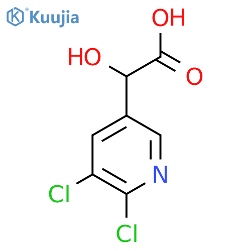 2-(5,6-dichloropyridin-3-yl)-2-hydroxyacetic acid structure