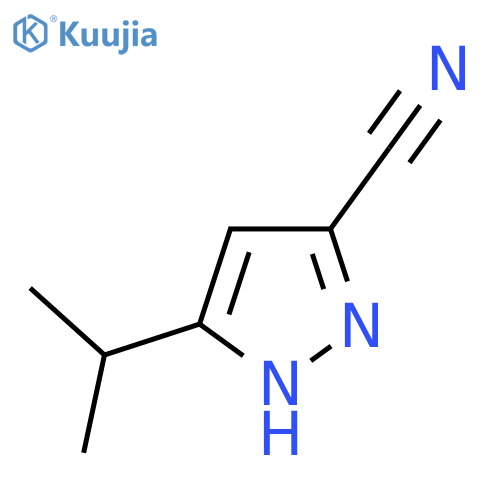 5-(Propan-2-yl)-1h-pyrazole-3-carbonitrile structure