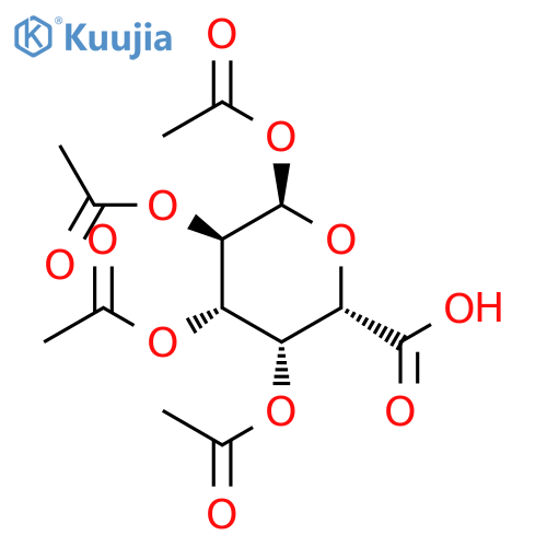 1,2,3,4-Tetra-O-acetyl-α-D-galacturonic acid structure