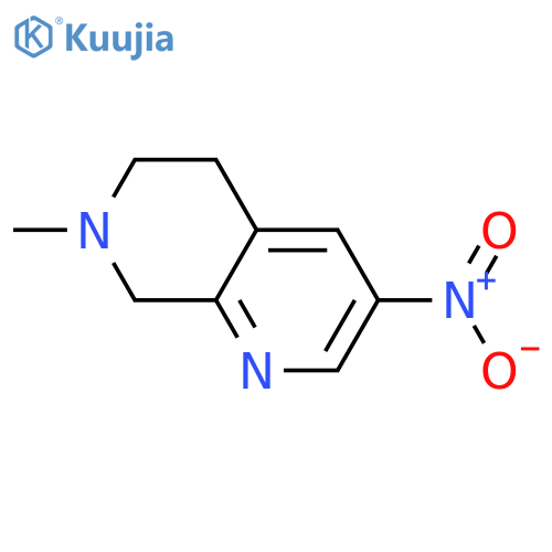 7-Methyl-3-nitro-5,6,7,8-tetrahydro-1,7-naphthyridine structure