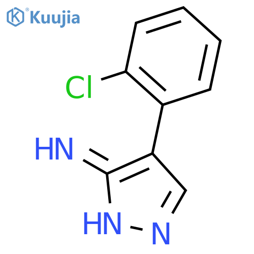 4-(2-Chlorophenyl)-1H-pyrazole-3-amine structure