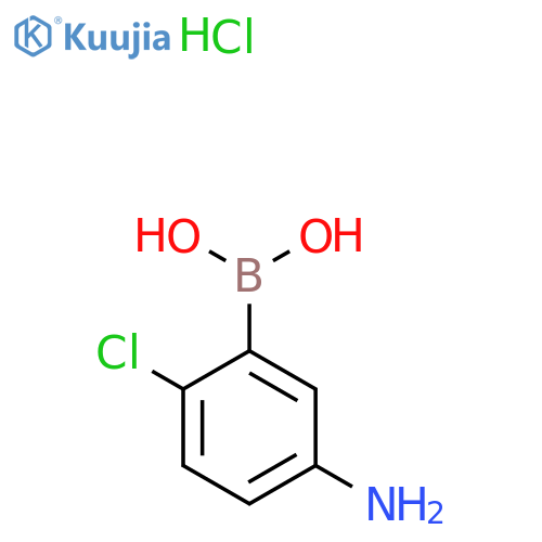 5-Amino-2-chlorophenylboronic Acid structure