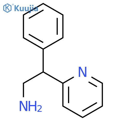 2-phenyl-2-(pyridin-2-yl)ethan-1-amine structure