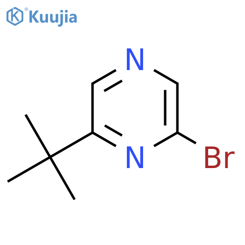 2-Bromo-6-tert-butylpyrazine structure