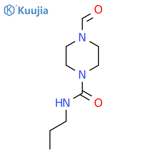 4-Formyl-N-propylpiperazine-1-carboxamide structure