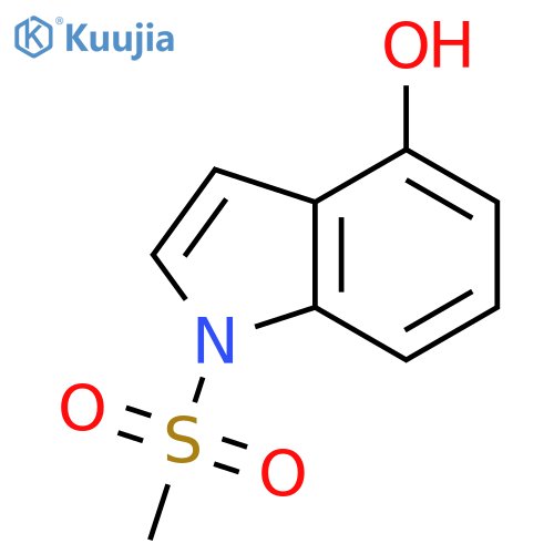 1-(methylsulfonyl)-1H-Indol-4-ol structure