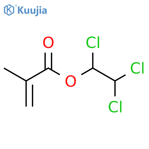 2-Propenoic acid, 2-methyl-, 1,2,2-trichloroethyl ester structure
